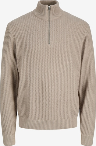 JACK & JONES Pullover 'JJSage' i beige: forside