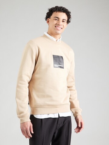 KARL LAGERFELD JEANS Sweatshirt in Beige: front