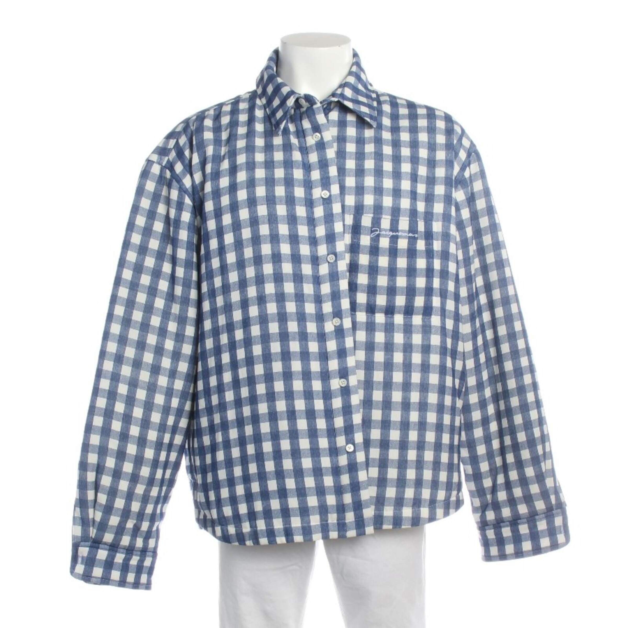 Jacquemus Übergangsjacke XL in Blau: Vorderseite