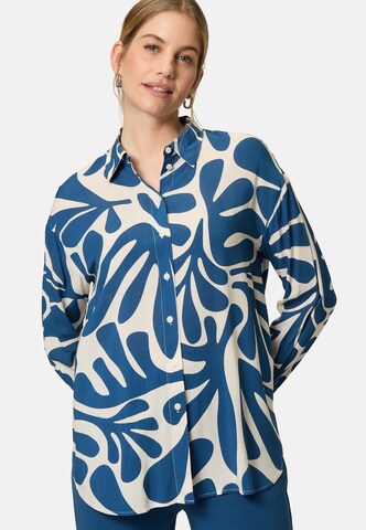 zero Blouse in Blauw: voorkant