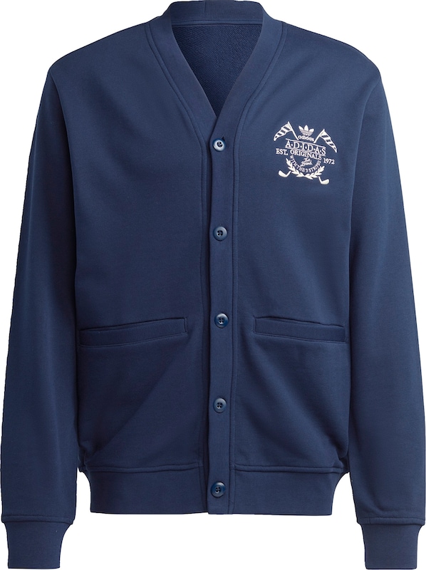 ADIDAS ORIGINALS Sweatjacke in Marine ADIDAS ORIGINALS Sweatjacke in Marine