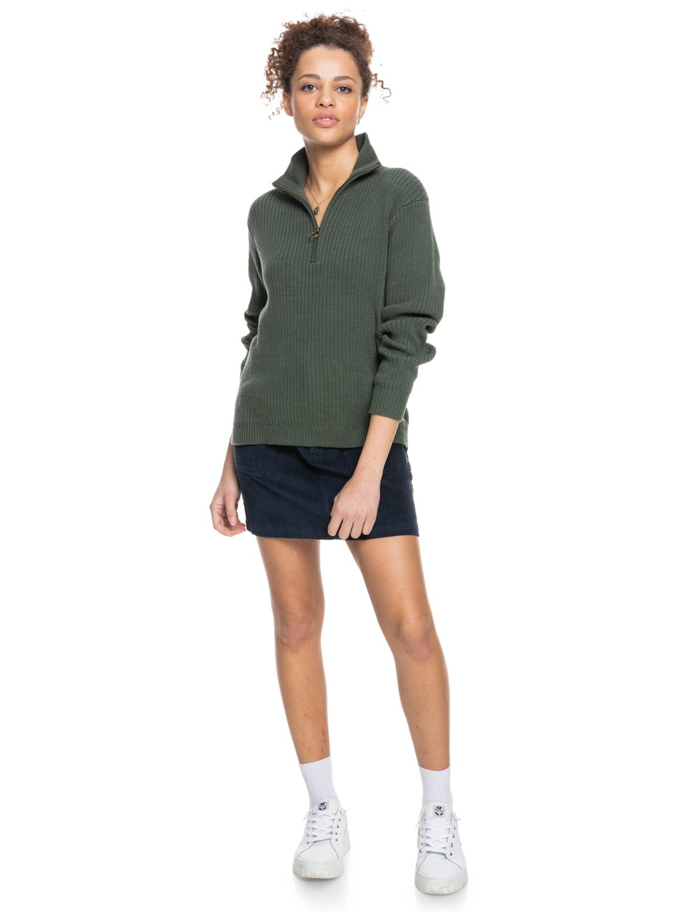 Frauen Pullover & Strick ROXY Pullover 'Sunset Reflection' in Oliv - EF64630 Frauen Pullover & Strick ROXY Pullover 'Sunset Reflection' in Oliv - EF64630