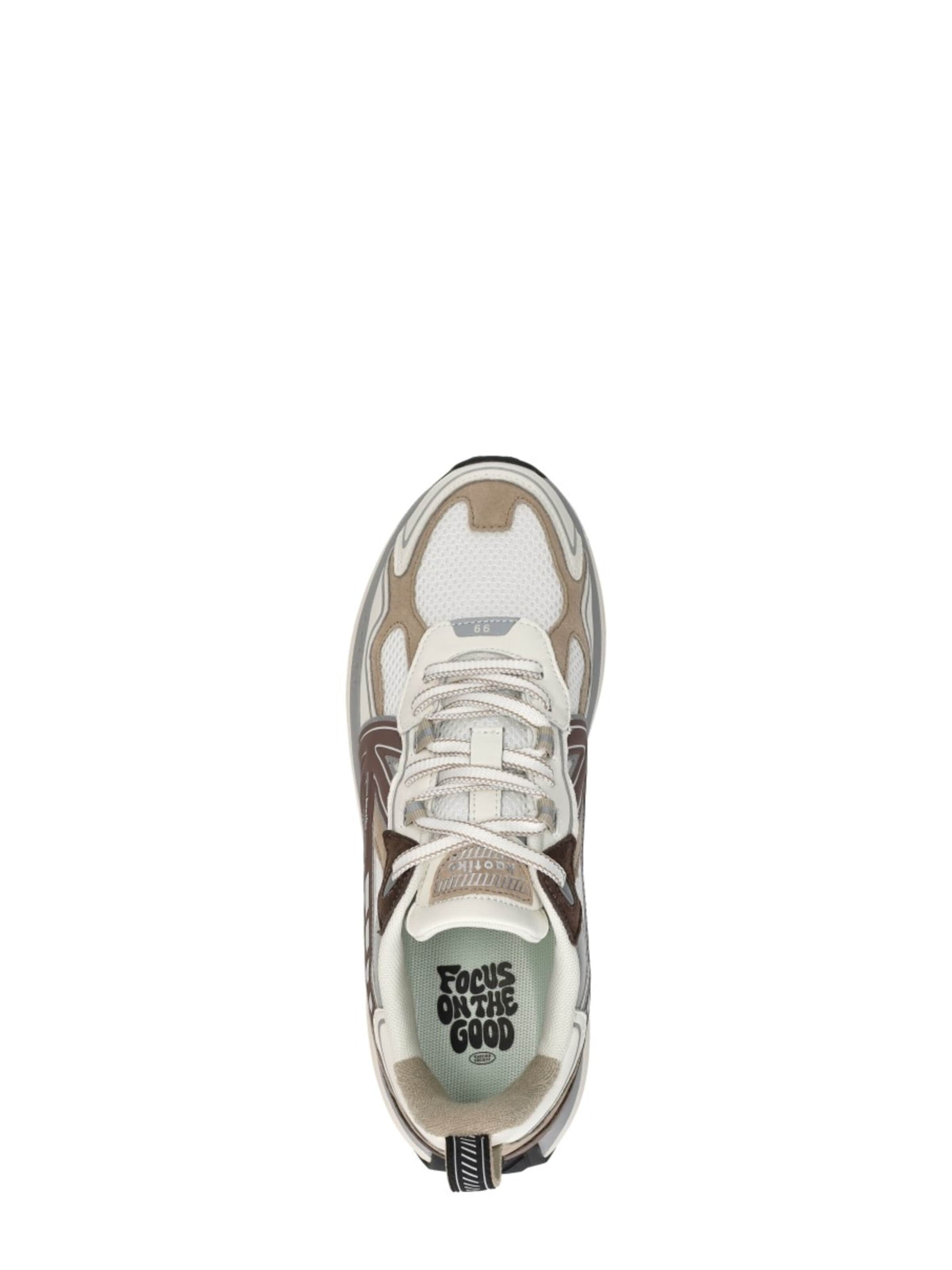Baskets basses 'Vancouver Tech' Kaotiko en blanc