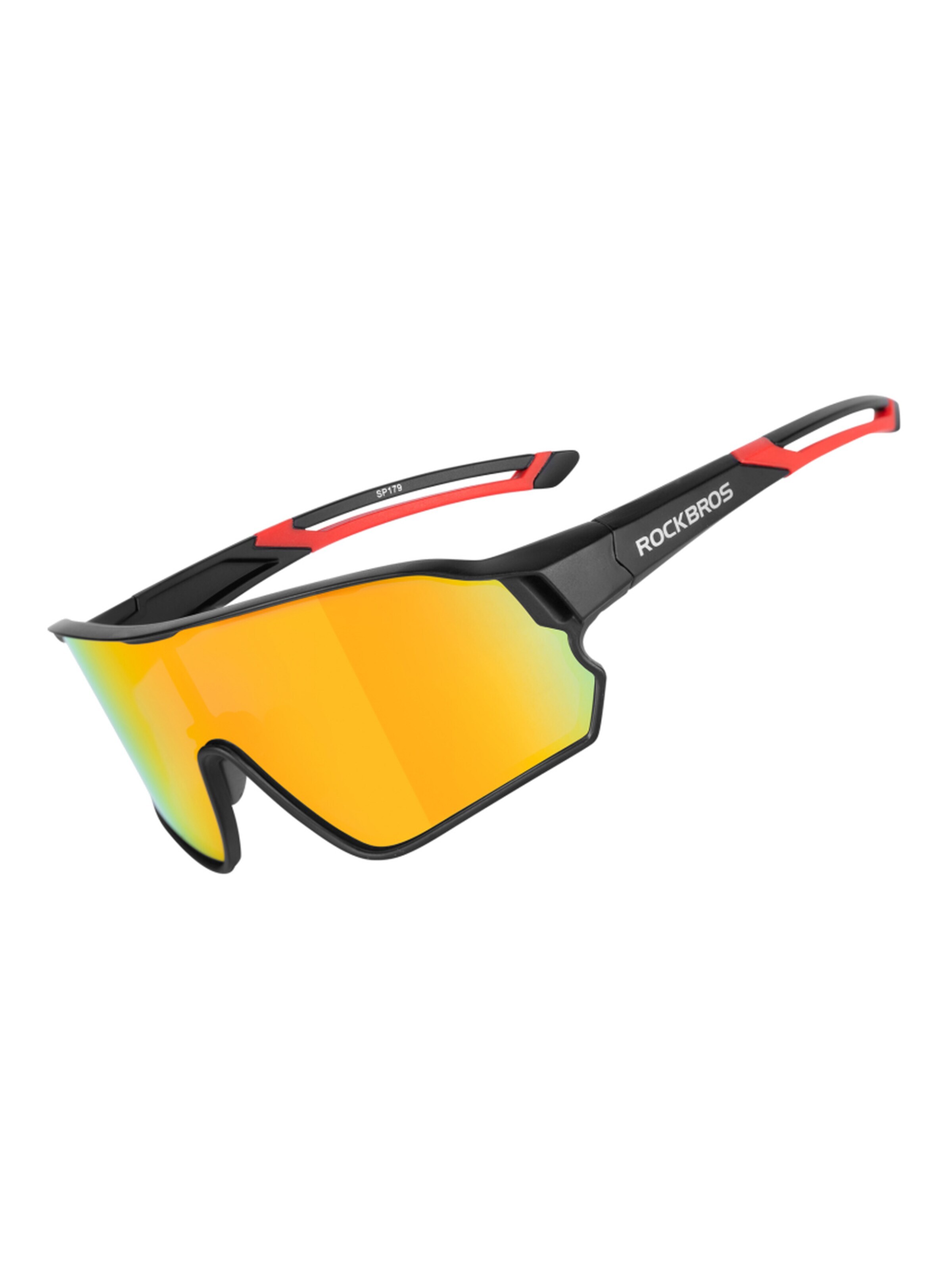 ROCKBROS Sports Glasses 'Polarisierte Fahrradbrille UV400' in Onesize in Red / Black, Item view