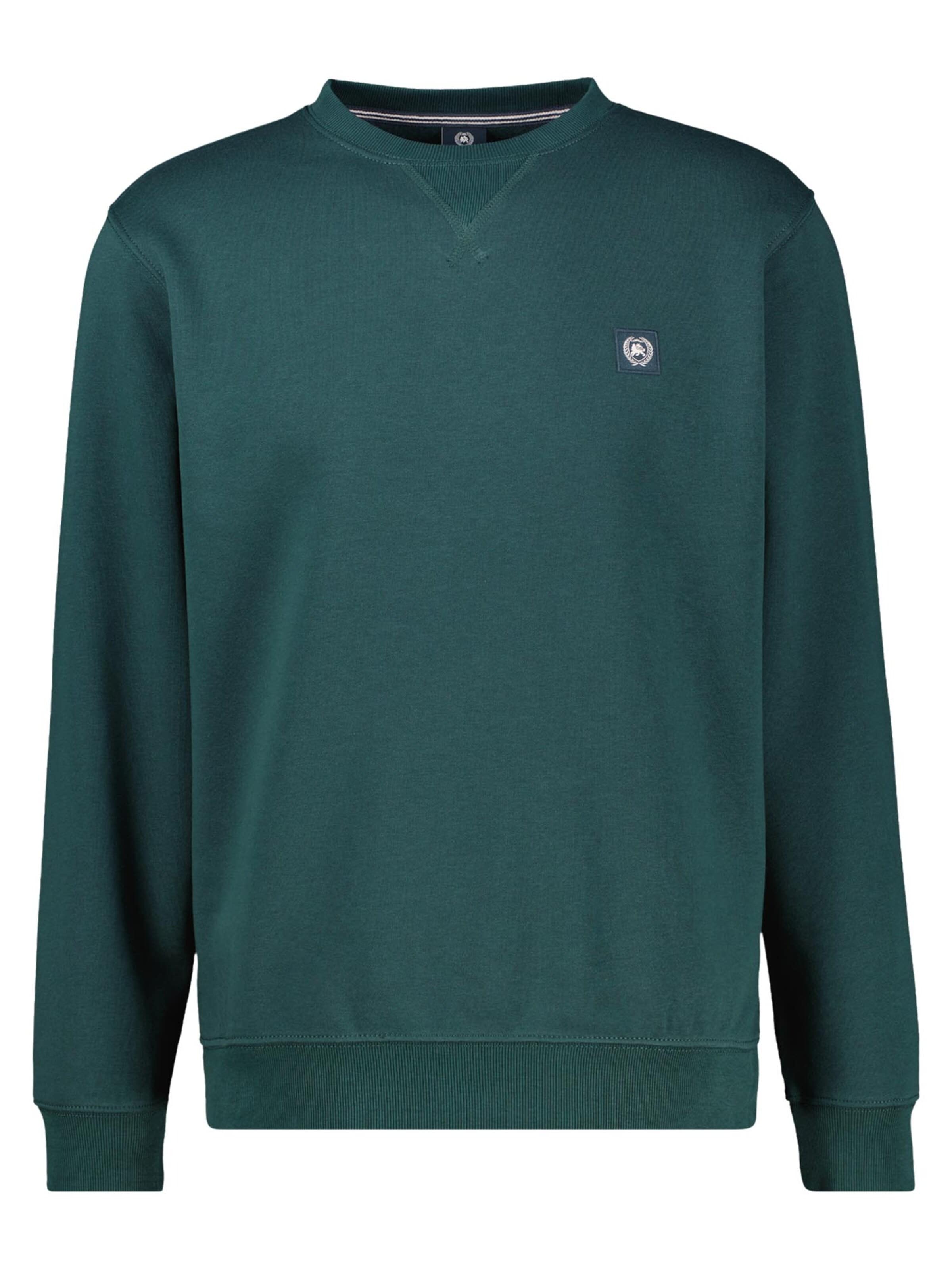 LERROS Sweatshirt 'Basic' in Groen: voorkant