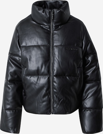 Pegador Between-Season Jacket 'BAKER' in Black: front