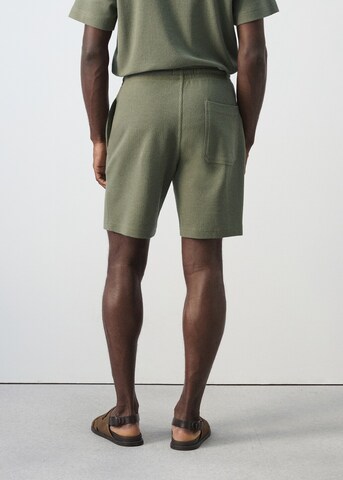 MANGO MAN Regular Pants 'Xavis' in Green