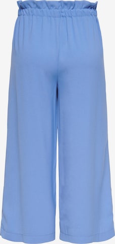 ONLY Wide leg Pleat-Front Pants 'NEW FLORENCE' in Blue