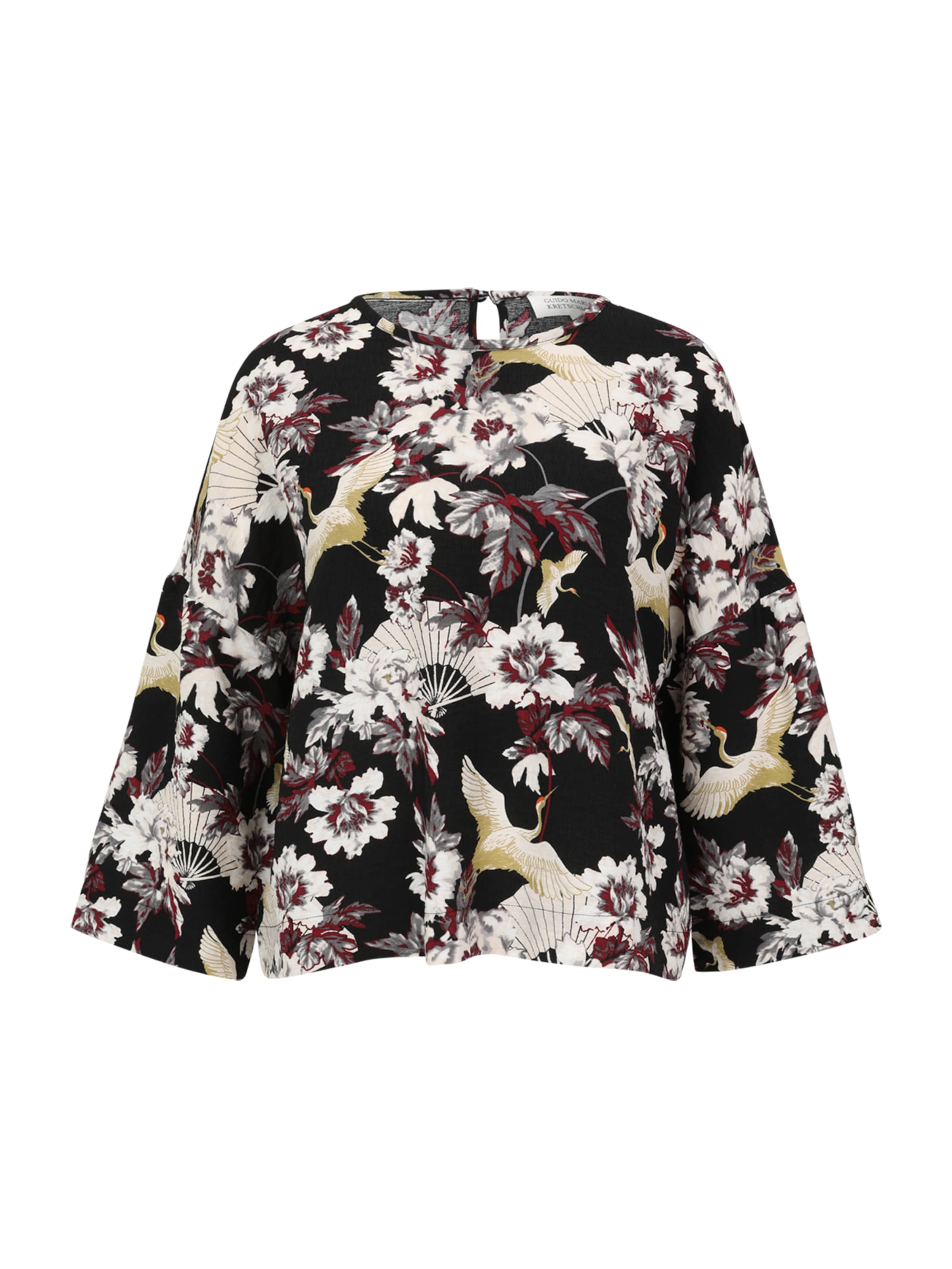 Guido Maria Kretschmer Women Μπλούζα 'Orelia' σε μαύρο: μπροστά