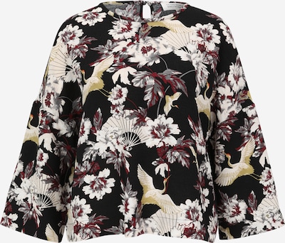 Guido Maria Kretschmer Women Bluza 'Orelia' u žuta / boja vina / crna / bijela, Pregled proizvoda