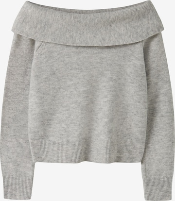 Pullover di LMTD in grigio: frontale