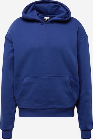 Urban Classics Sweatshirt in Blue: front