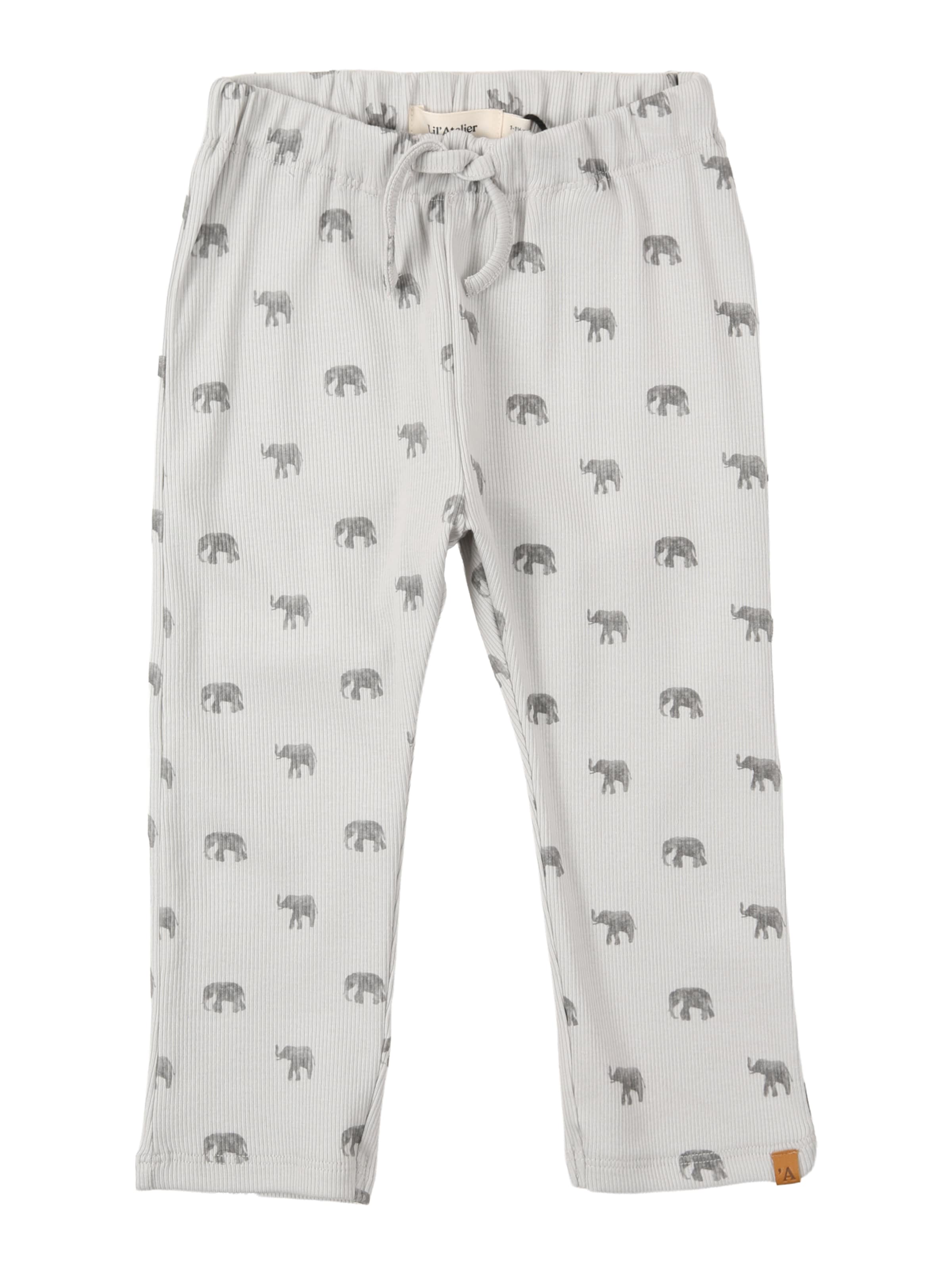 Lil'Atelier Loose fit Pants 'NBMLAVO' in Grey: front