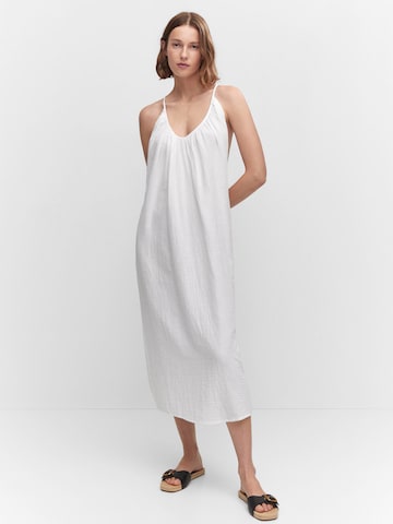 MANGO Summer Dress 'Tarifa' in White: front
