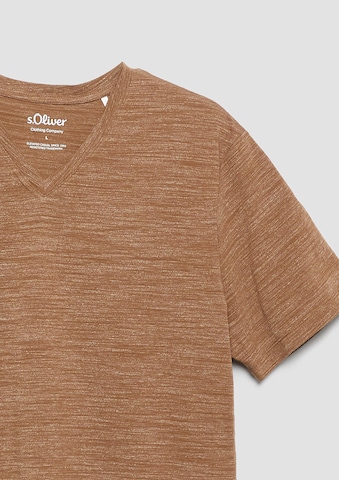 s.Oliver T-Shirt in Braun