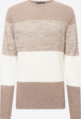 Key Largo Sweater 'JOGI' in Brown: front