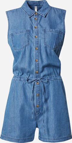 ONLY Jumpsuit 'MILEN' in Blauw: voorkant