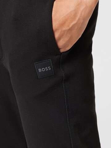 BOSS Tapered Housut 'Sestart' värissä musta