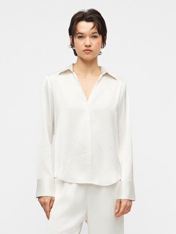 Calvin Klein Blouse in Wit: voorkant