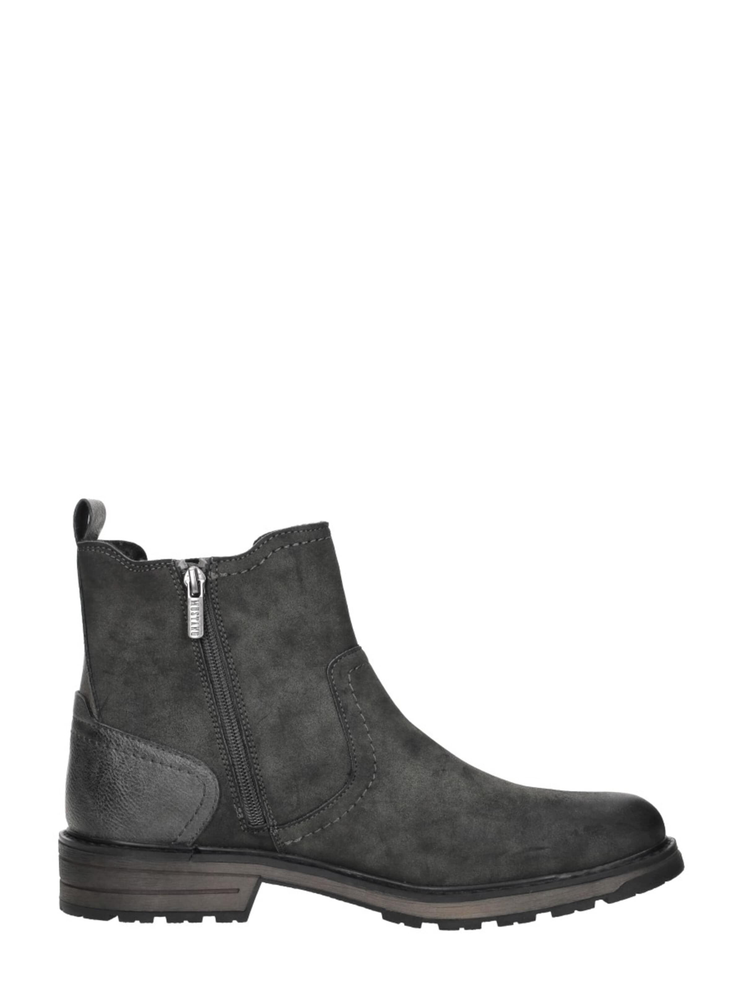 MUSTANG Chelsea boots 'Enkellaarzen' in Grijs