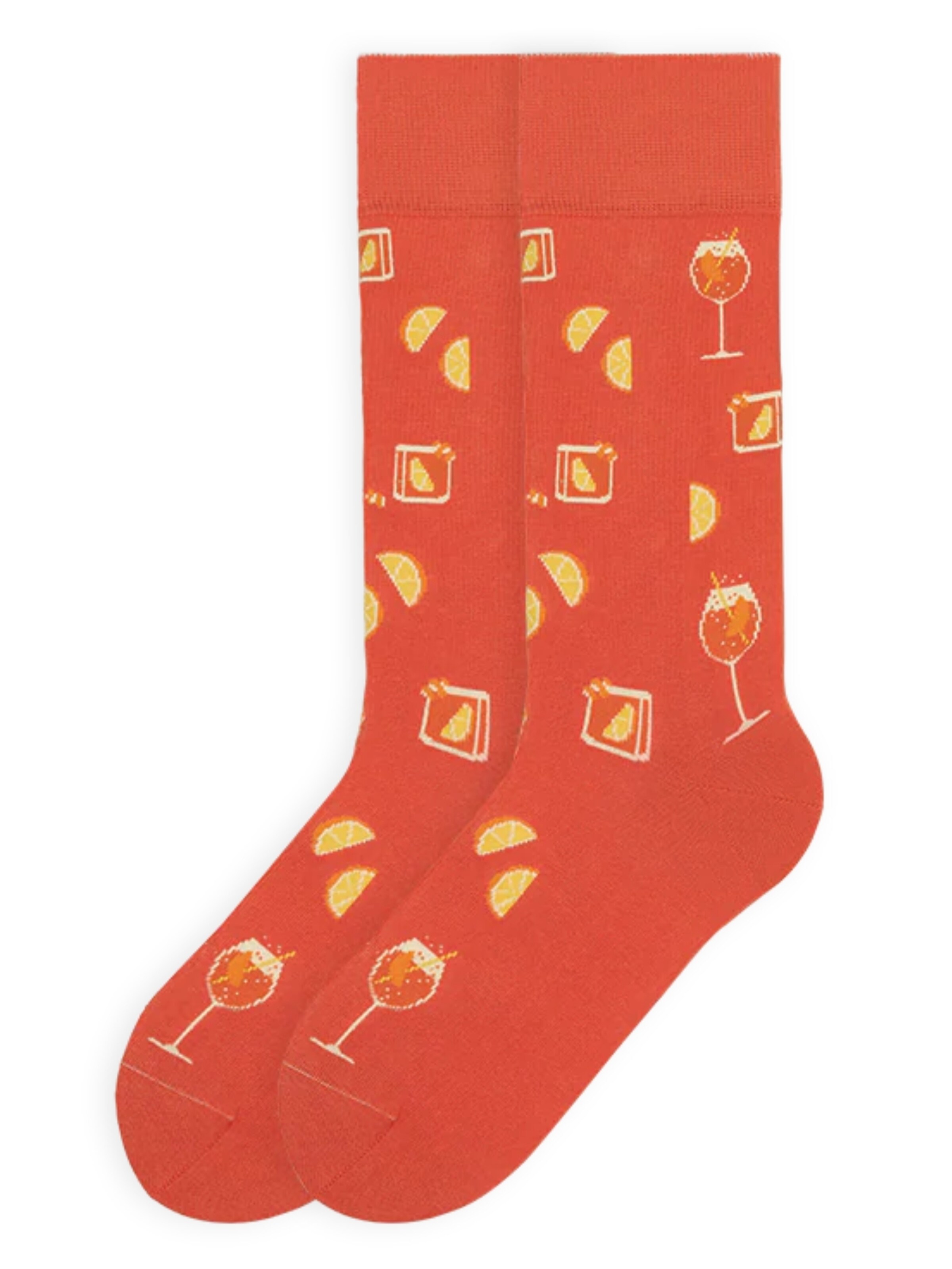 Von Jungfeld Socks 'Italy Icons' in Red: front