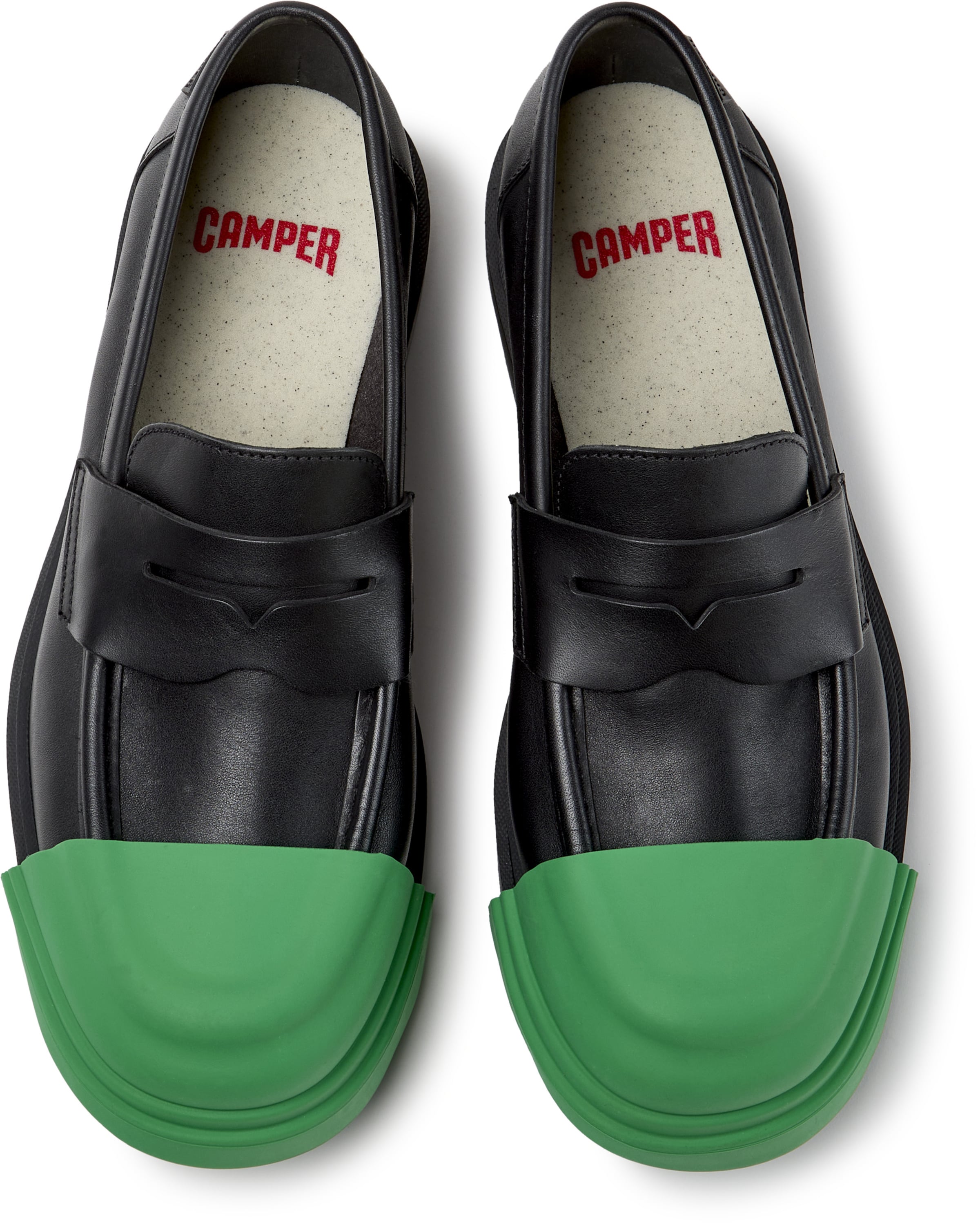 Chaussure à lacets ' Junction ' CAMPER en vert