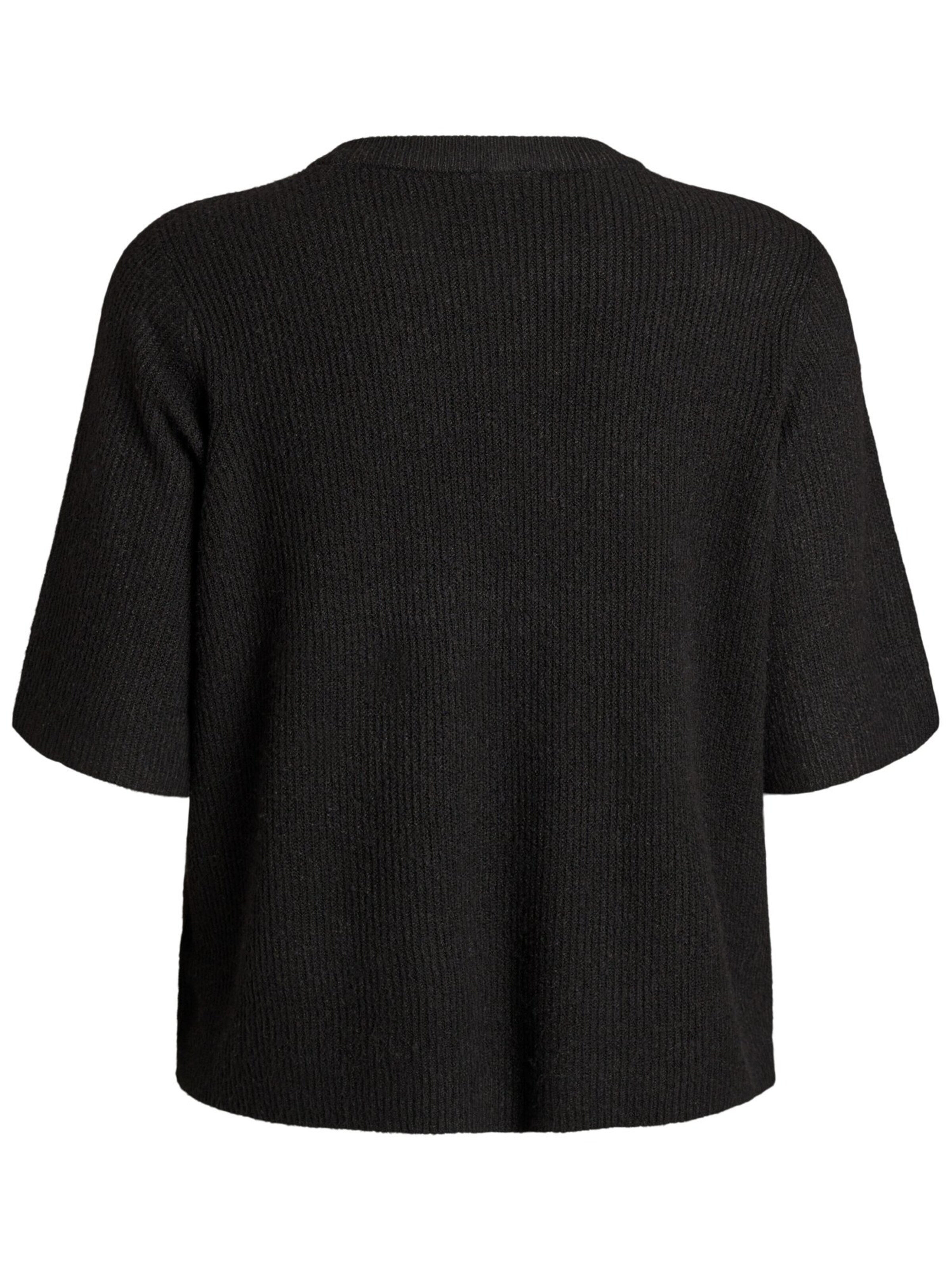 Zizzi Вязаная кофта 'Casunny' в Черный