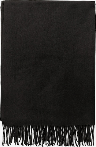 L'Arte Milano Shawl in Black: front