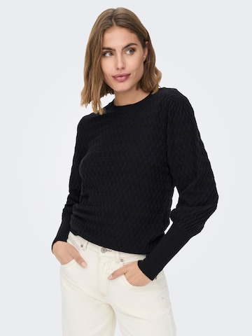 Pull-over 'Faye' ONLY en noir