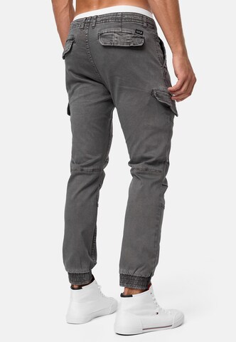 INDICODE JEANS Regular Hose in Grau