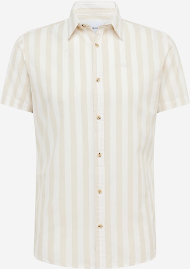 JACK & JONES Chemise 'JOSHUA' en beige foncé / blanc, Vue avec produit