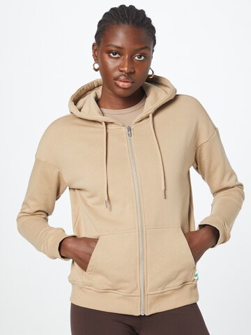 Urban Classics Sweatjacke in Beige: predná strana