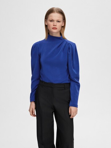 SELECTED FEMME Blouse in Blauw: voorkant