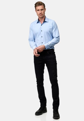 Rusty Neal Regular fit Overhemd in Blauw