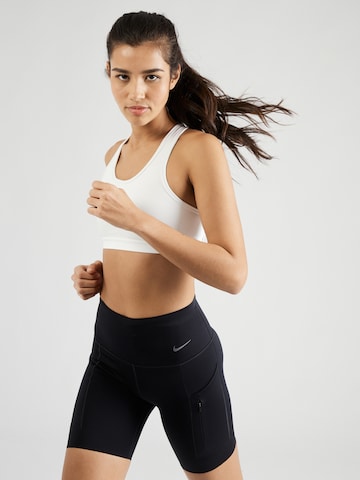 NIKE Bustier Biustonosz sportowy 'SWSH' w kolorze biały