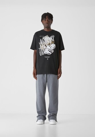 Maglietta 'Against All V.2' di Lost Youth in nero