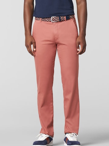 Regular Pantalon chino MEYER en rouge : devant