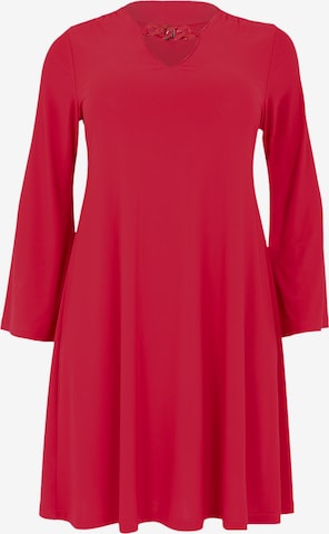 Yoek Dress in Red: front