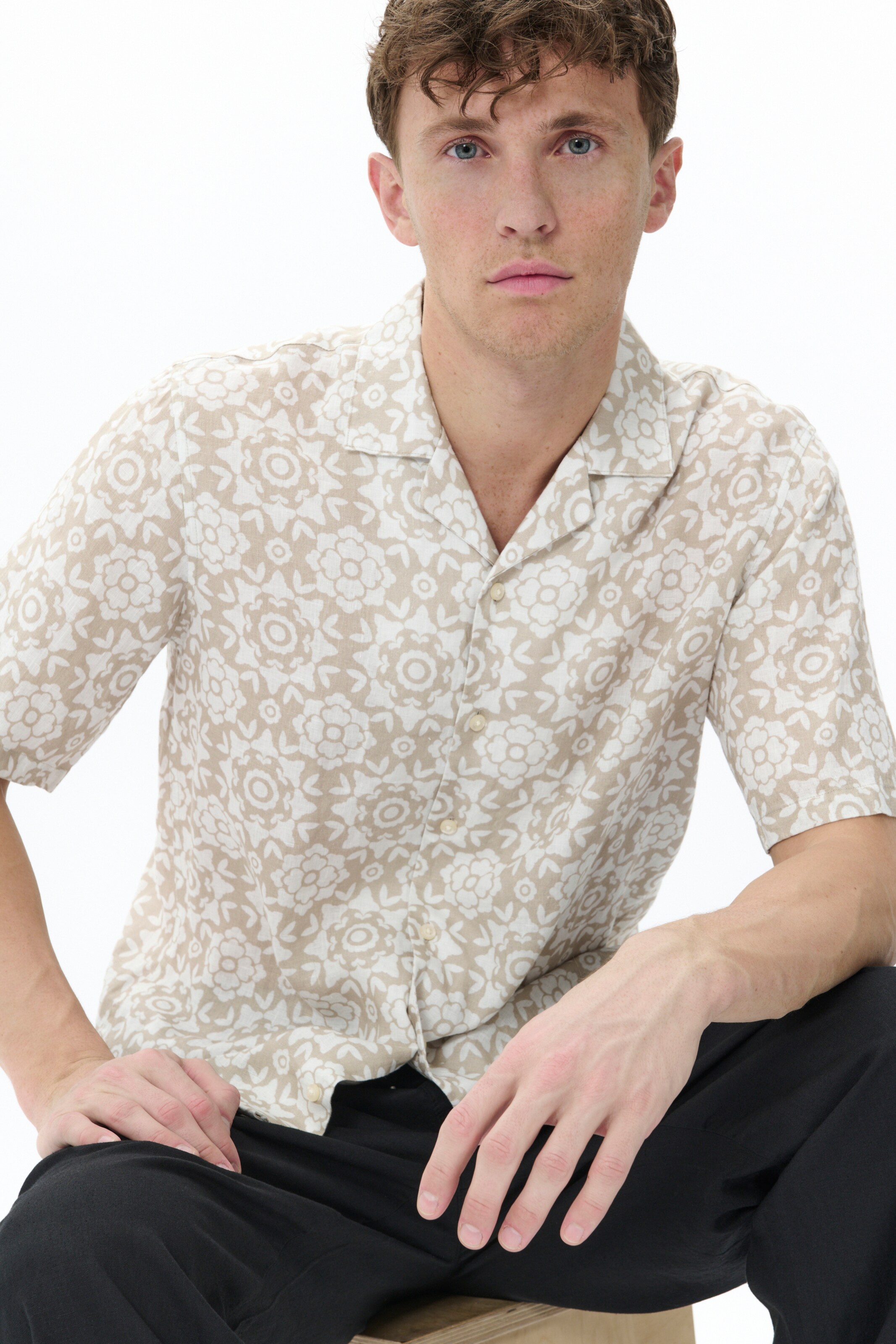 Matinique Regular Fit Hemd 'Klampo' in Beige