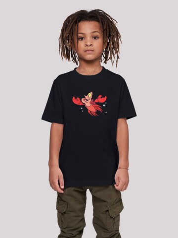 F4NT4STIC Shirt 'Disney The Little Mermaid Sebastian' in Zwart: voorkant
