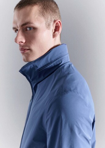 MANGO MAN Between-Season Jacket 'Cosmos' in Blue