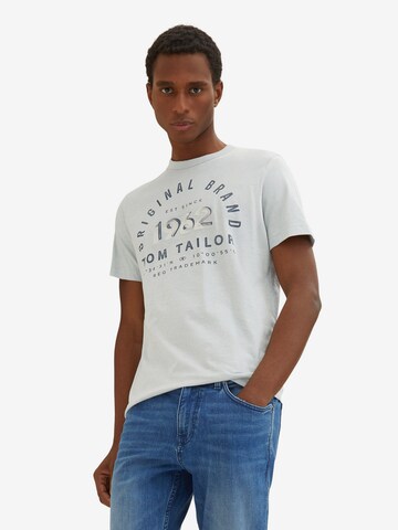 T-Shirt TOM TAILOR en bleu : devant