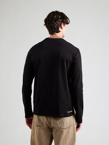 Karl Lagerfeld Majica 'Sunglasses' | črna barva: zadnja stran