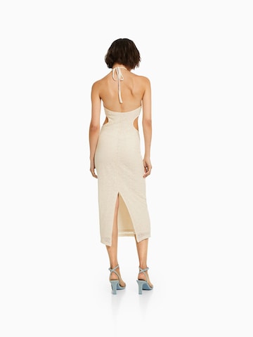 Bershka Summer Dress in Beige