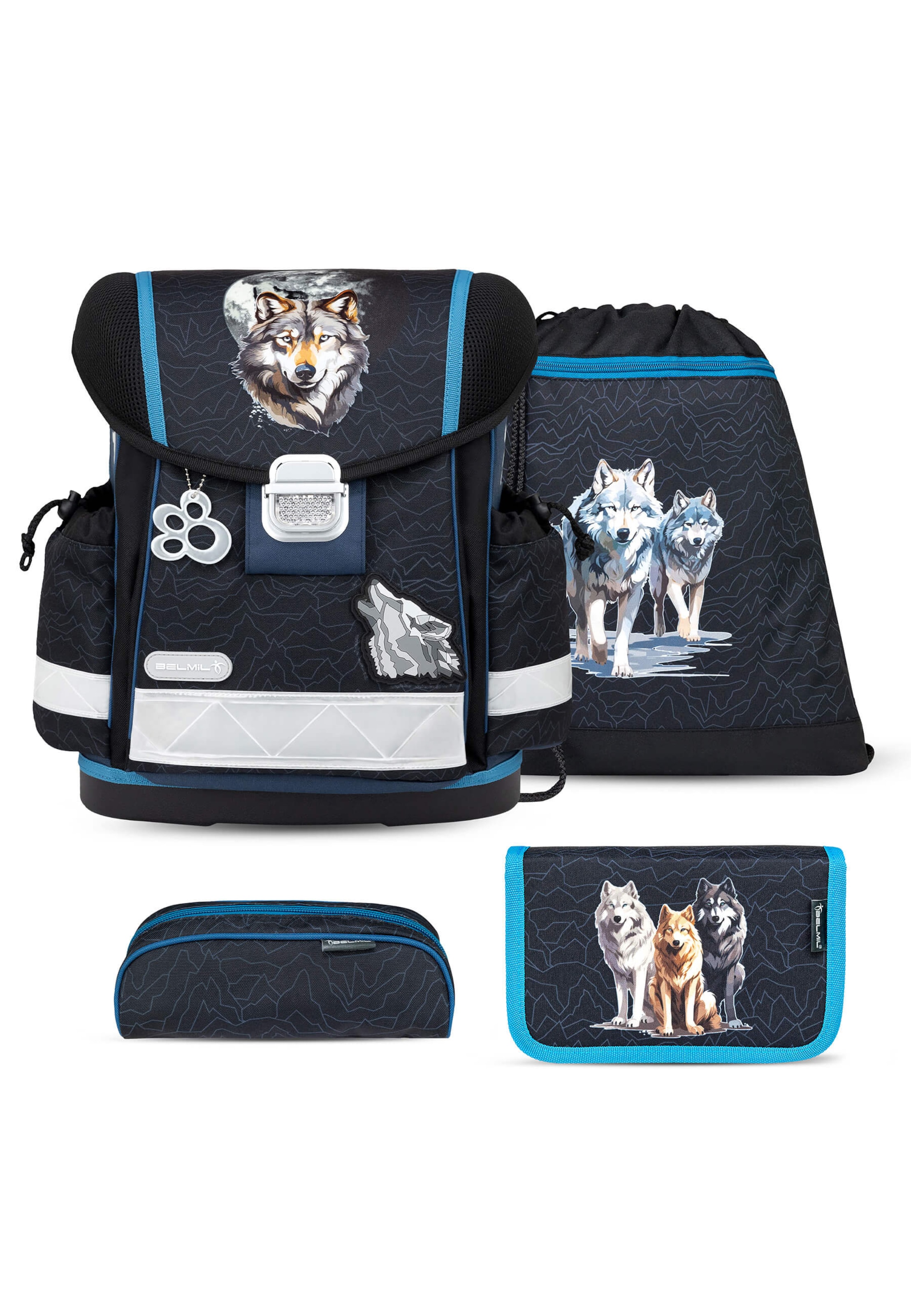 Belmil Backpack in Grey: front