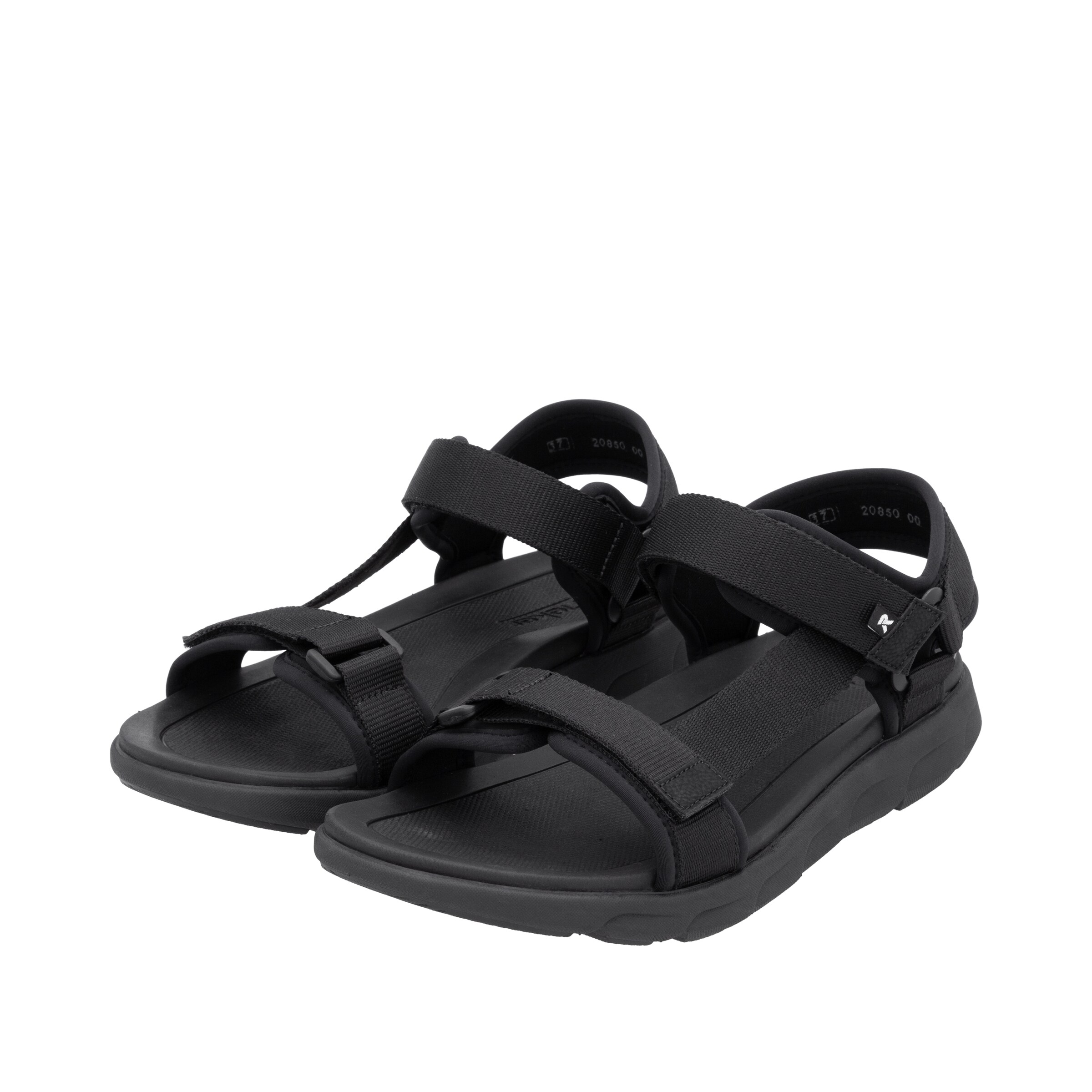Sandales de randonnée Rieker Sport en noir