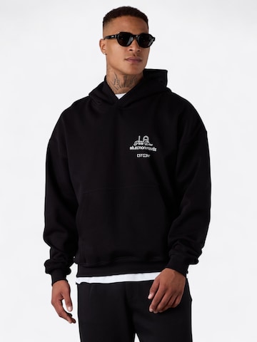 ESTEEM Sweatshirt 'Sélection Privée' in Black: front