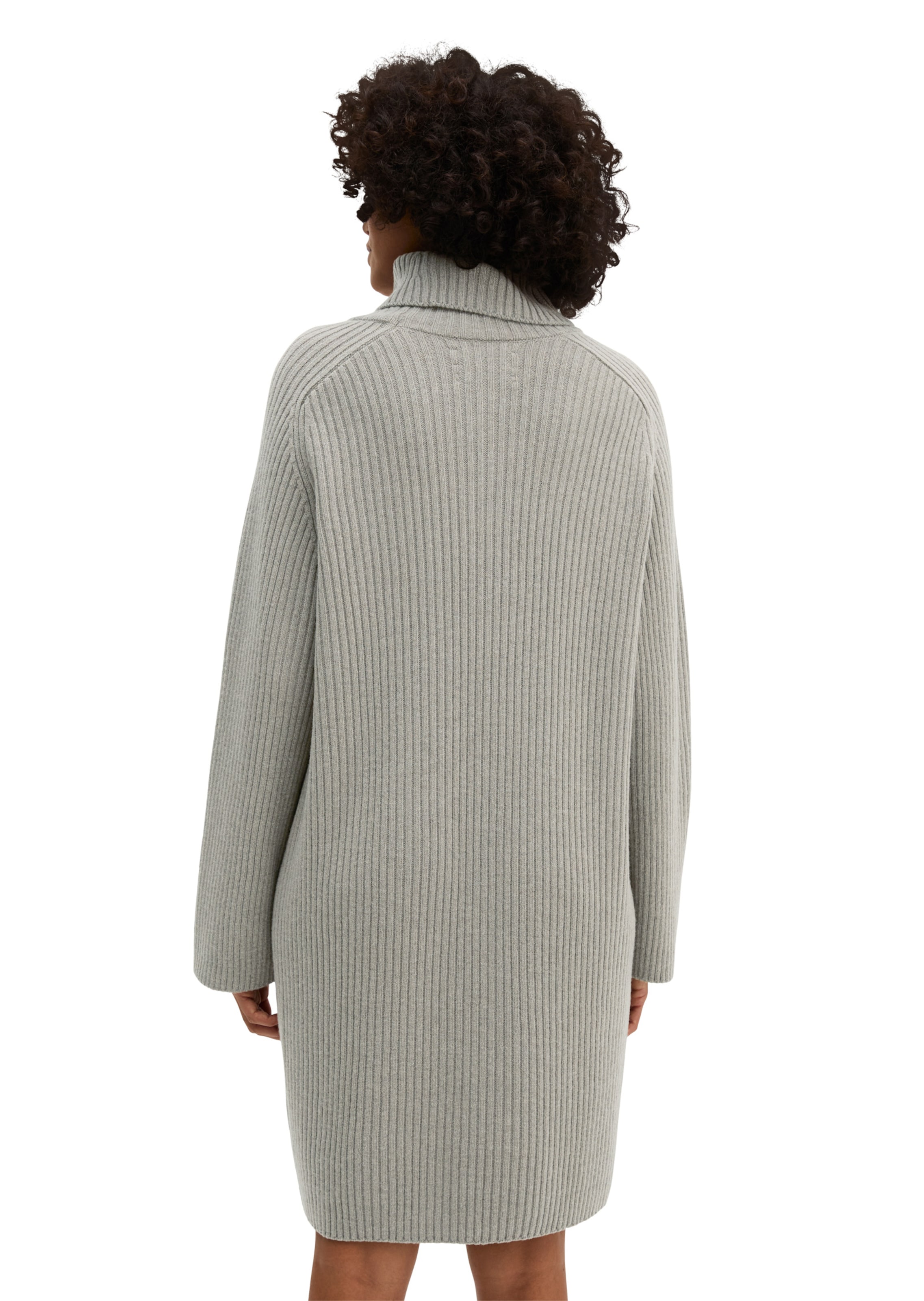 Marc O'Polo Gebreide jurk in Beige: terug