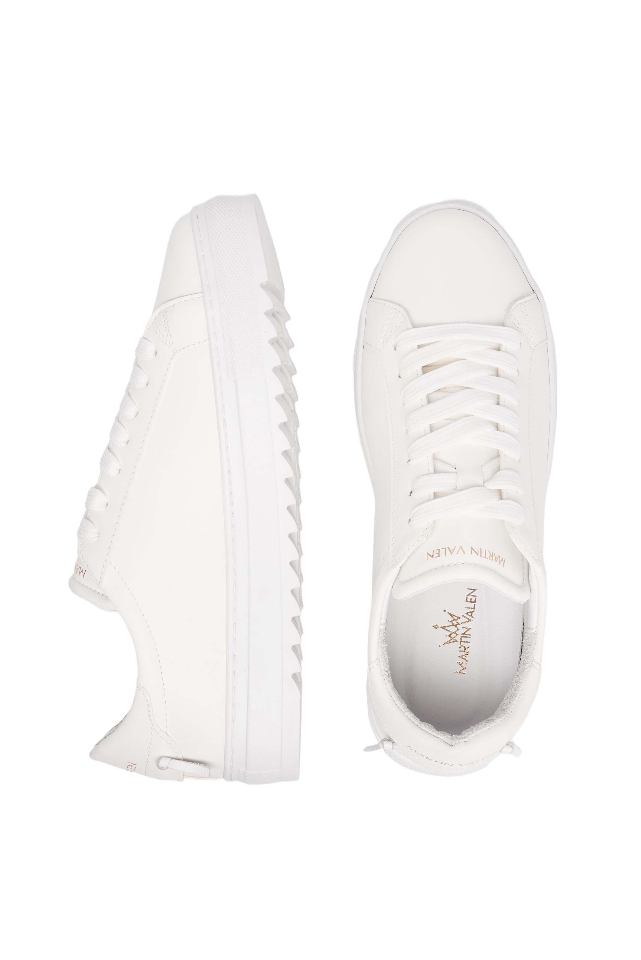 Baskets basses MARTIN VALEN en blanc
