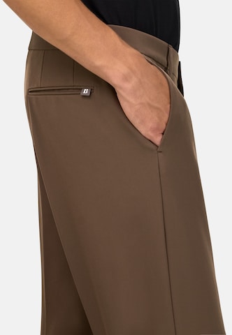 Boggi Milano Slimfit Pantalon in Bruin